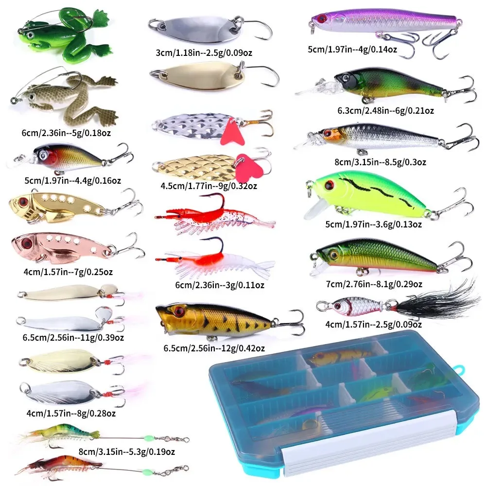 Coffret 24 leurres assortis