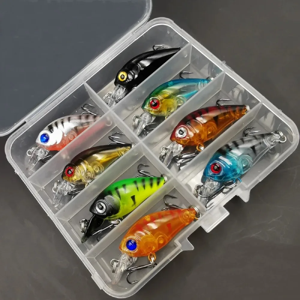 Boîte de 8 leurres flottants