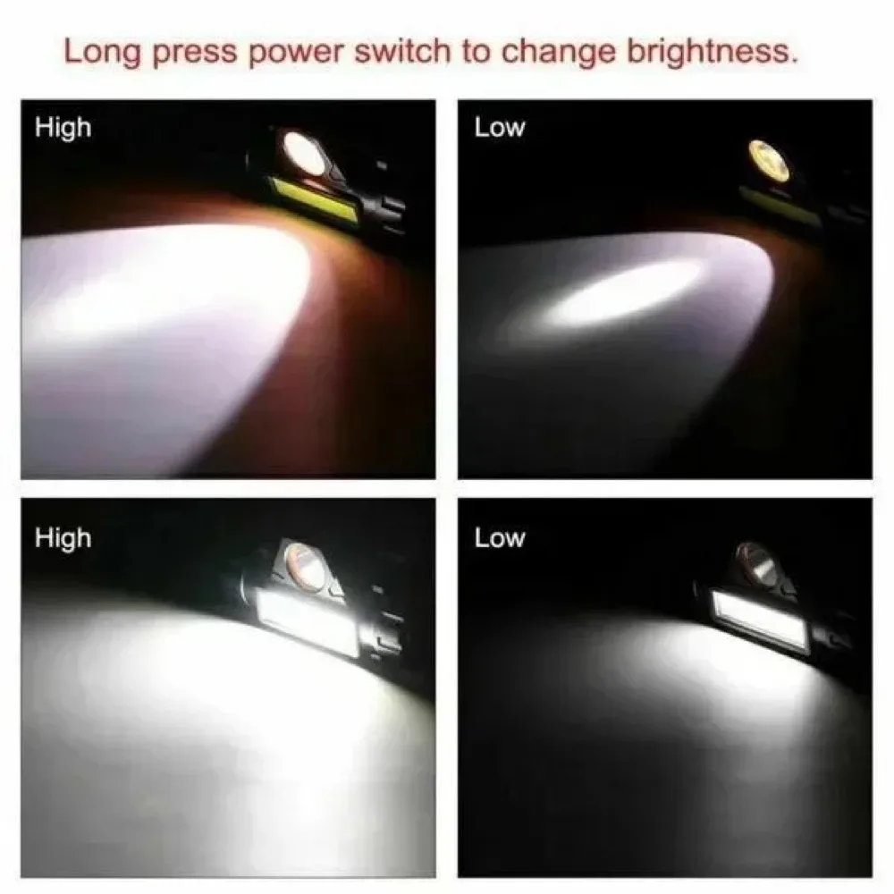 Lampe frontale COB