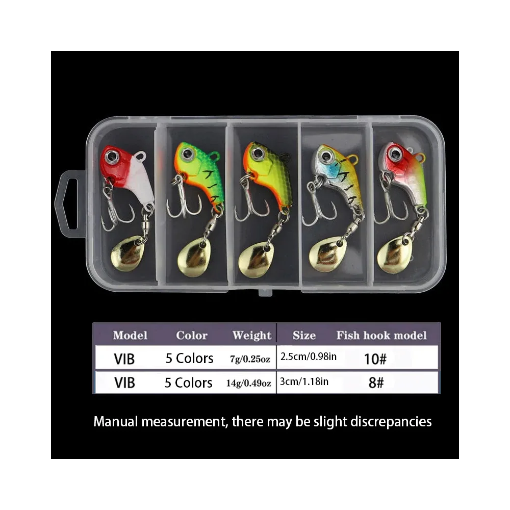 Leurres VIB métal à palette tournante
