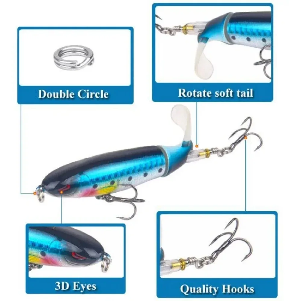 Popper à queue rotative