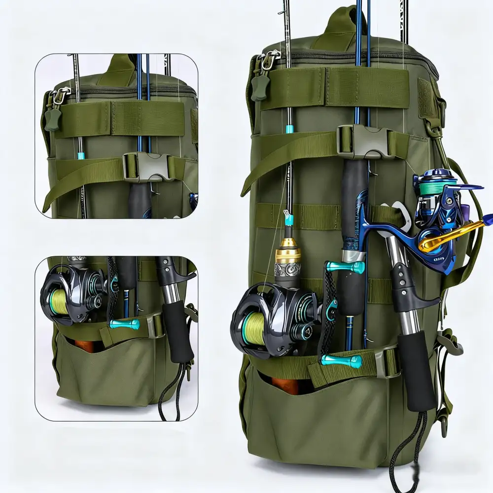 Sac de pêche cylindrique
