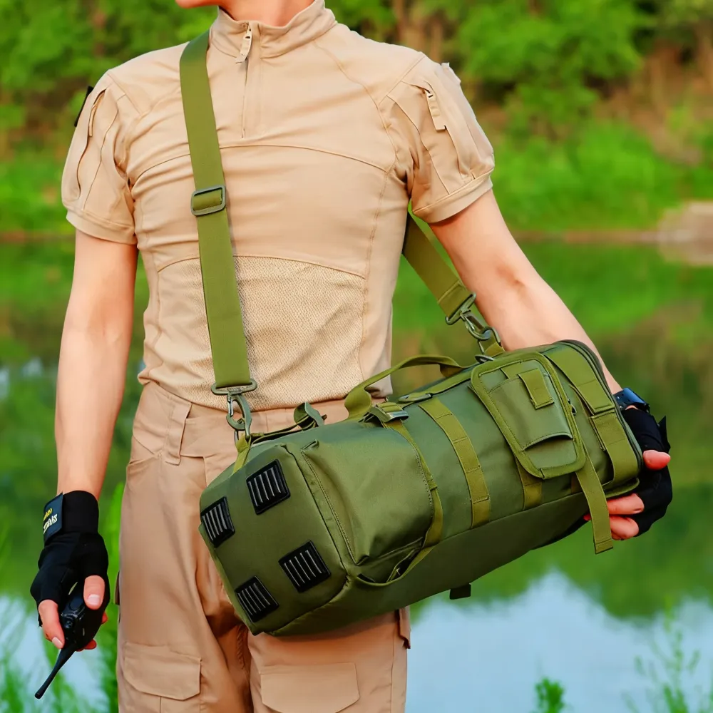 Sac de pêche cylindrique