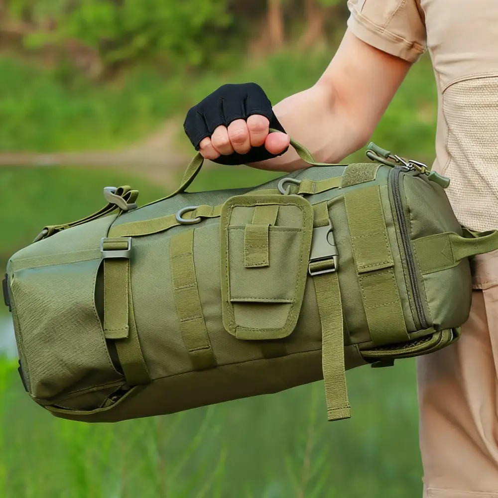 Sac de pêche cylindrique