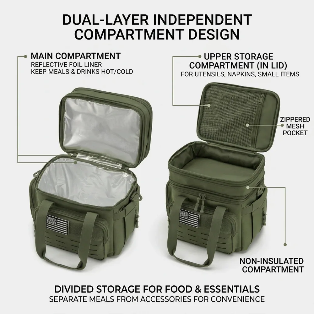 Sac-repas isotherme tactique