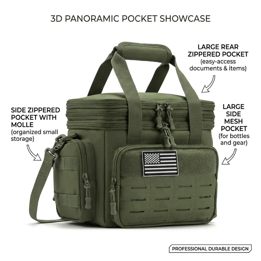 Sac-repas isotherme tactique