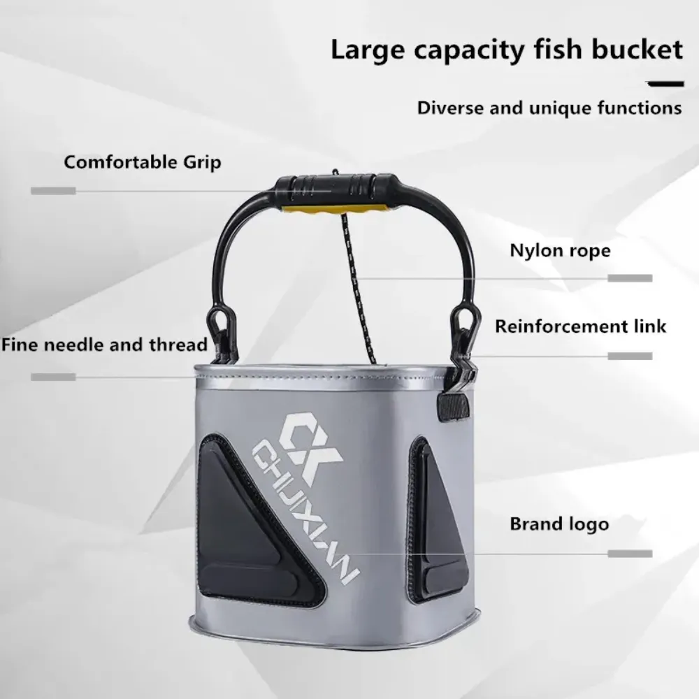 Seau de pêche pliable EVA