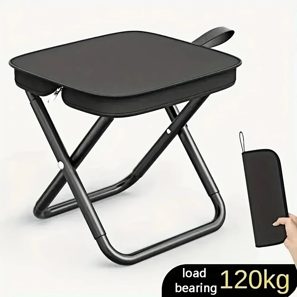 Tabouret pliant compact